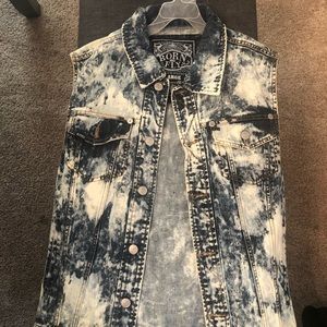 Born Fly Stone Washed Vest